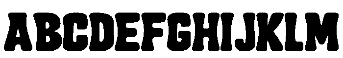 Dusty Bronco Regular Font UPPERCASE
