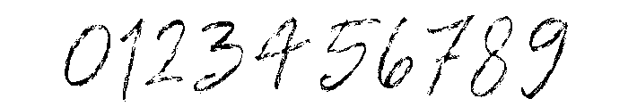 Dusty Brush Font OTHER CHARS