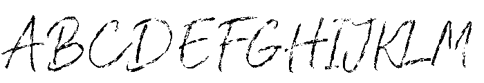 Dusty Brush Font UPPERCASE
