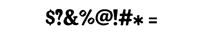Dusty Cactus Font OTHER CHARS