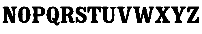Dusty Cowboy Regular Font UPPERCASE