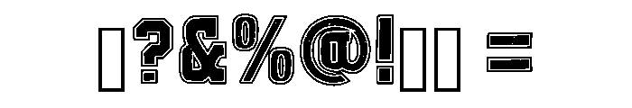 Dusty Legend Regular Font OTHER CHARS