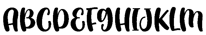 Dusty Pink Font UPPERCASE