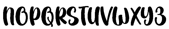 Dusty Pink Font UPPERCASE