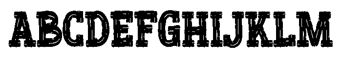 Dusty Ridge Font UPPERCASE