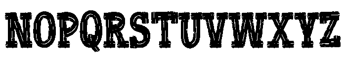 Dusty Ridge Font UPPERCASE