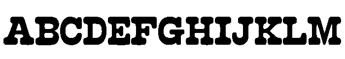 Dusty Saloon Regular Font UPPERCASE