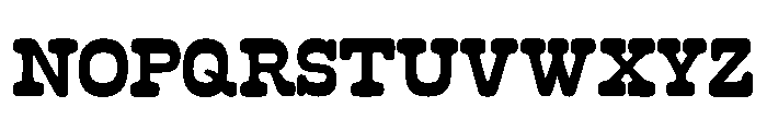 Dusty Saloon Regular Font UPPERCASE