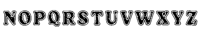 Dusty Serif Regular Font LOWERCASE