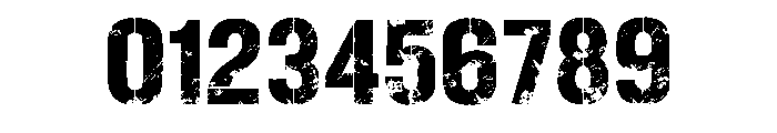 Dusty Stencil Regular Font OTHER CHARS