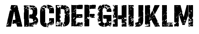 Dusty Stencil Regular FONT
