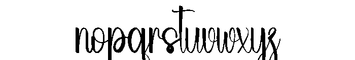 Dusty Valentine Font LOWERCASE
