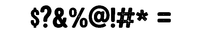 Dusty Vintage Font OTHER CHARS
