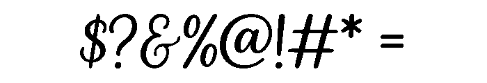 Dusty Vintage2 Font OTHER CHARS