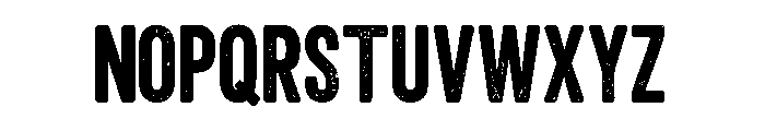 Dusty Vintage Font UPPERCASE