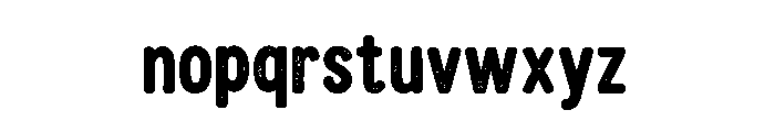 Dusty Vintage Font LOWERCASE