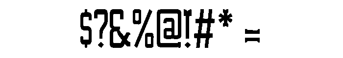 Dusty Western Font OTHER CHARS