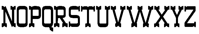 Dusty Western Font UPPERCASE