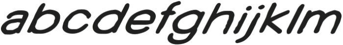 DU-PiggyBank Italic otf (400) Font LOWERCASE