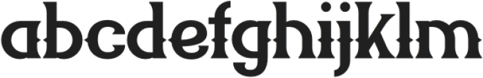 DUSTERY Regular otf (400) Font LOWERCASE