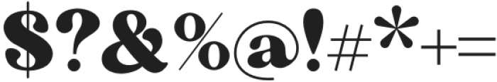 Dubbo Black otf (900) Font OTHER CHARS