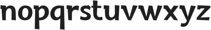 Dubidam Medium otf (500) Font LOWERCASE