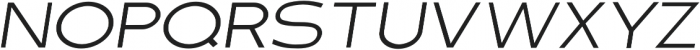Dublin Thin Italic otf (100) Font LOWERCASE