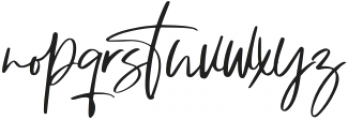 Dublishine Signature Regular otf (400) Font LOWERCASE