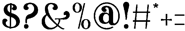 Duck Regular otf (400) Font OTHER CHARS