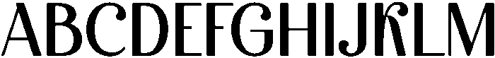 Duck Regular otf (400) Font UPPERCASE