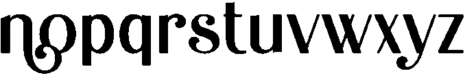 Duck Regular otf (400) Font LOWERCASE