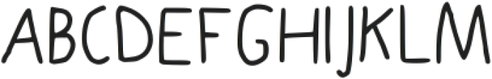 Ducky Regular otf (400) Font UPPERCASE