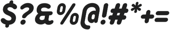 Duepuntozero Pro Extrabold Italic otf (700) Font OTHER CHARS