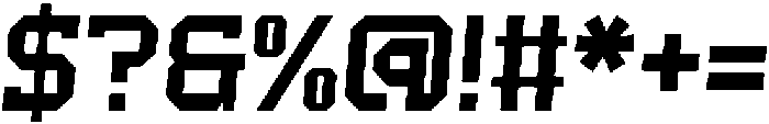 Dugout Italic otf (400) Font OTHER CHARS