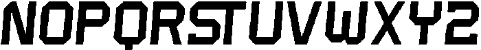 Dugout Italic otf (400) Font UPPERCASE