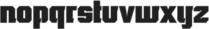 Dujitsu Regular otf (400) Font LOWERCASE