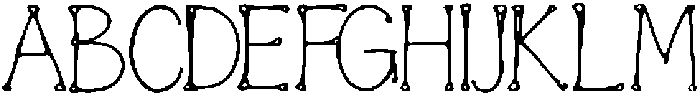 Dumado ttf (400) Font UPPERCASE