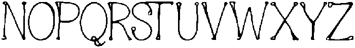 Dumado ttf (400) Font UPPERCASE