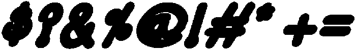 Dumb Diaries BlackItalic otf (900) Font OTHER CHARS