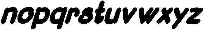Dumb Diaries BlackItalic otf (900) Font LOWERCASE