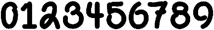 Dumb Diaries Bold otf (700) Font OTHER CHARS