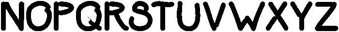 Dumb Diaries Bold otf (700) Font UPPERCASE