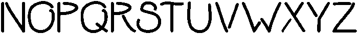 Dumb Diaries Light otf (300) Font UPPERCASE