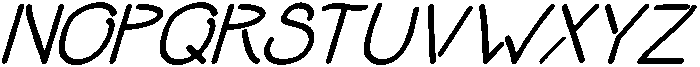 Dumb Diaries LightItalic otf (300) Font UPPERCASE
