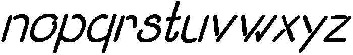 Dumb Diaries LightItalic otf (300) Font LOWERCASE