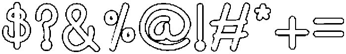 Dumb Diaries Outline otf (400) Font OTHER CHARS