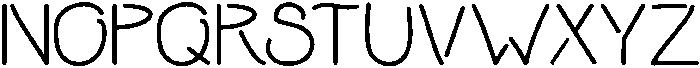 Dumb Diaries SLight otf (300) Font UPPERCASE