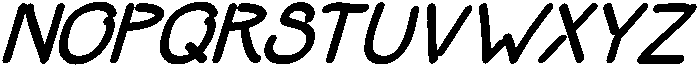 Dumb Diaries SemiBItalic otf (400) Font UPPERCASE