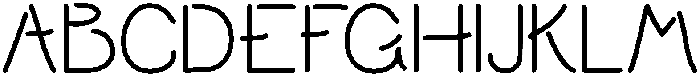 Dumb Diaries Thin otf (100) Font UPPERCASE