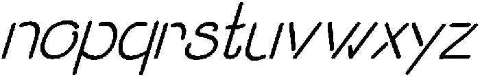 Dumb Diaries ThinItalic otf (100) Font LOWERCASE
